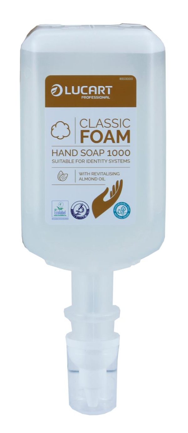 IDENTITY Classic Foam Soap 1000ml with Almond oil 6 x 1000ml - Image 2