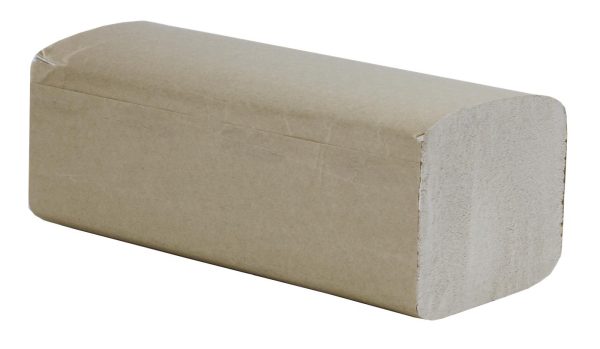 PRO ECO+ V-Fold 2 Ply Unbleached Hand Towels – 22 x 21 cm - Image 2