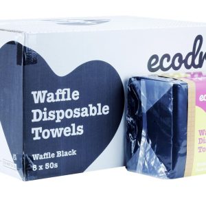 Ecodri Black Disposable Salon Towels – 40 x 80 cm