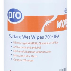 PRO 70% IPA Surface Wet Wipe White
