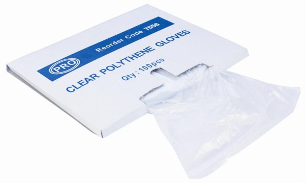 Clear Polythene Gloves in Dispenser Boxes - Image 2