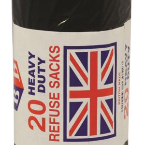 PREM Heavy Duty Black Sacks on a Roll