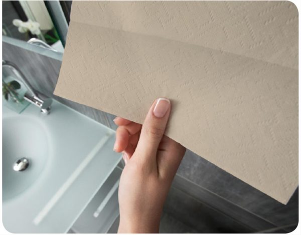 EcoNatural Z Fold 2 Ply Paper Towels – 22.5 x 24 cm - Image 2