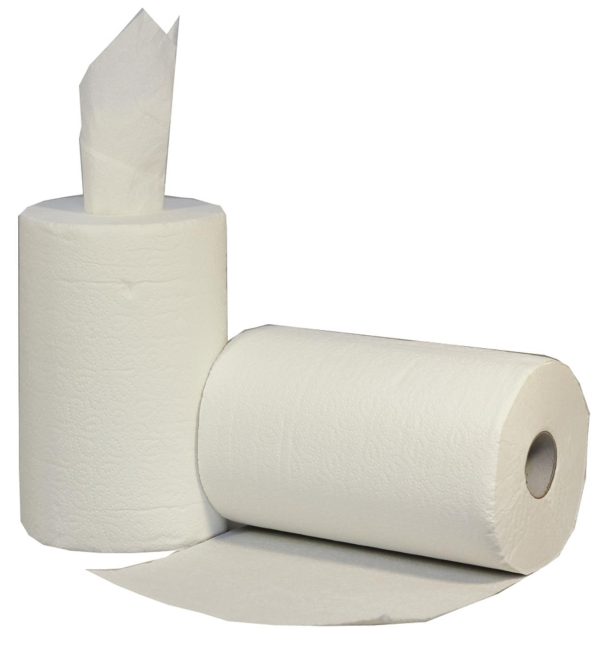 Lucart Strong White Mini Centrefeed Roll 2 Ply – 852107U - Image 3
