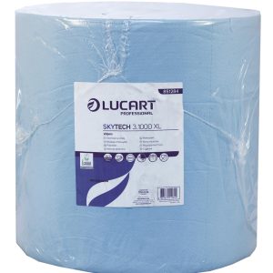 SkyTech Blue 3 Ply Recycled Wiping Roll 35.5cm x 360m