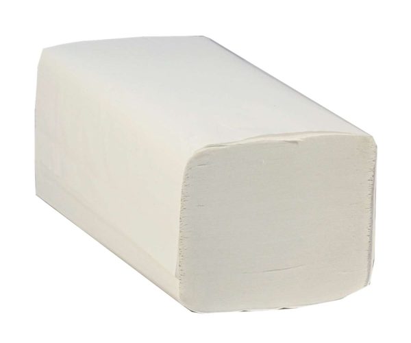 PRO Premium Easipull V-Fold 2 Ply White Paper Hand Towels - Image 2
