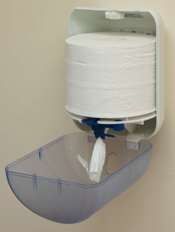 Lucart L-ONE Mini Strong Blue Centrefeed Roll - Image 4