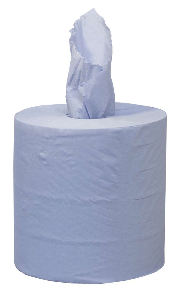PRO Blue 2 Ply Centrefeed Roll 19cm x 150m - Image 2