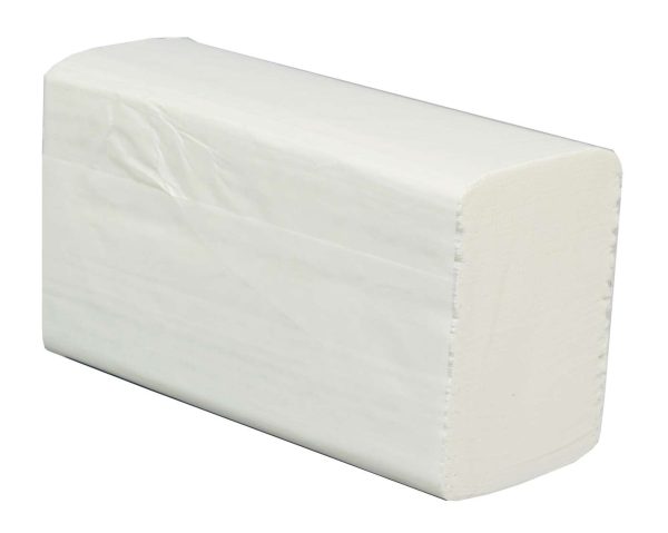 Z-Fold 2 Ply White Flushable Paper Towels – 20.3 x 24 cm - Image 3