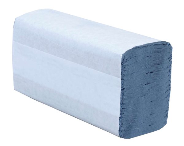 PRO Eco Z-Fold 1 Ply Blue Paper Towel – 22.4 x 24 cm - Image 3