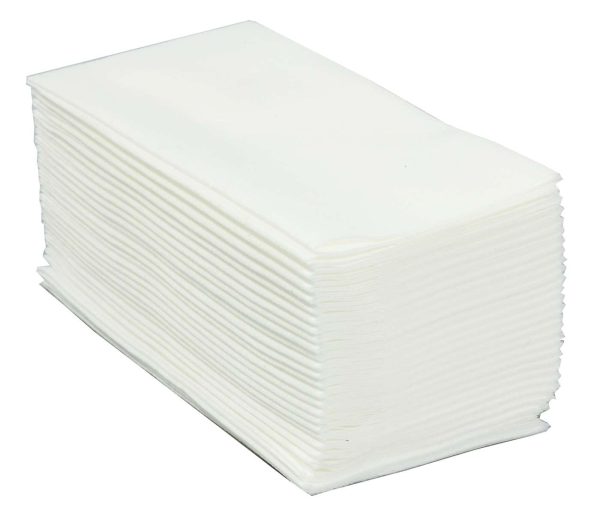 Poppies Airlaid White 8-Fold Napkin / Hand Towel 33 x 40cm - Image 2
