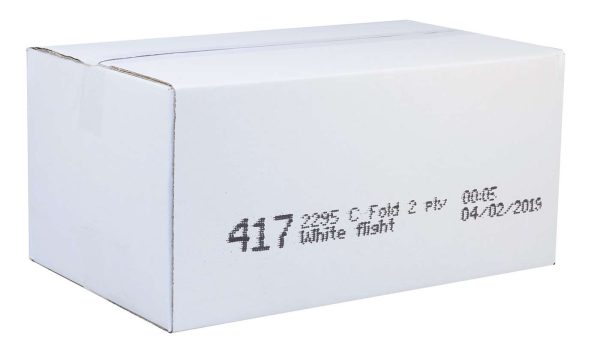 PRO C-Fold 2 Ply White Paper Hand Towels – 22 x 25 cm - Image 2