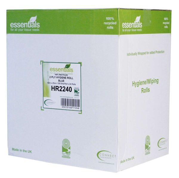 Hygiene Roll 2 Ply Blue Recycled