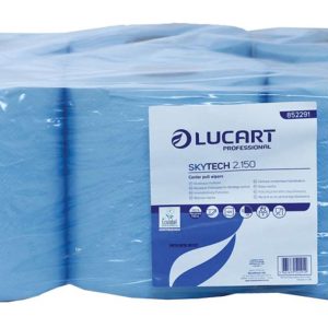 SkyTech 2 Ply Blue Centrefeed Roll – 20cm x 150m