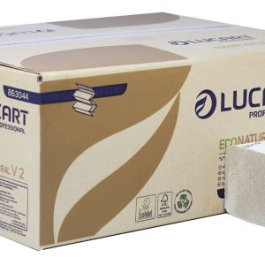 EcoNatural V-Fold 2 Ply Paper Towels – Narrow Width (21 x 21 cm)