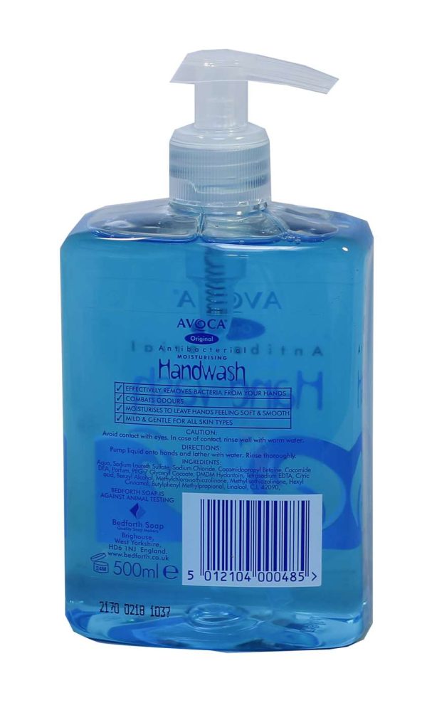 Avoca Antibacterial Hand Soap 500ml - Image 3