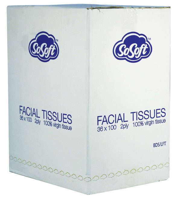 Luxury White Facial Tissues - Image 3