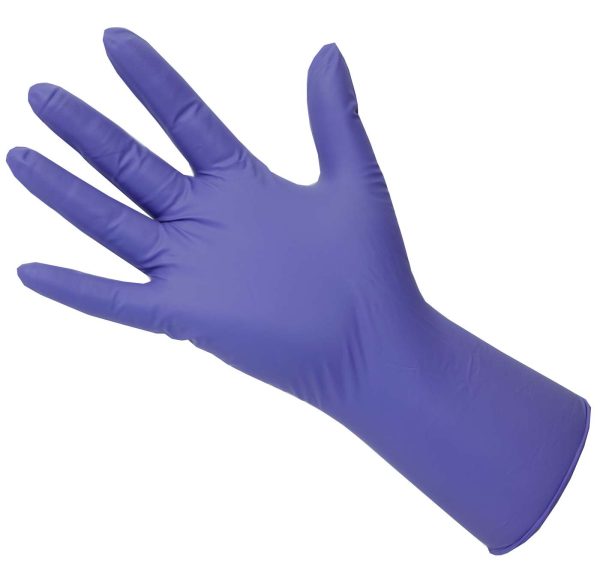 PRO UltraSAFE Violet Long Cuff Nitrile Gloves 50's - Image 5