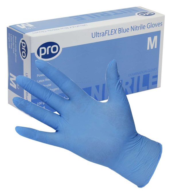 PRO UltraFLEX Blue Nitrile Gloves