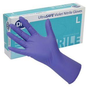 PRO UltraSAFE Violet Long Cuff Nitrile Gloves 50's