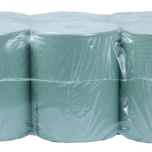Green 1 Ply Centrefeed Roll Dairy Wipe 23.5cm x 280m