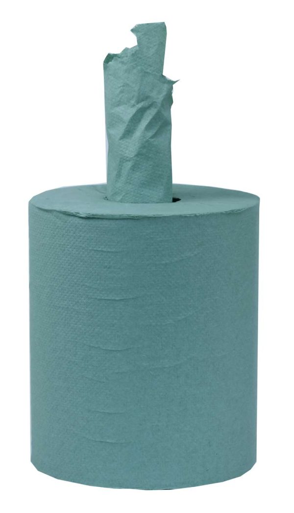 Green 1 Ply Centrefeed Roll Dairy Wipe 23.5cm x 280m - Image 2