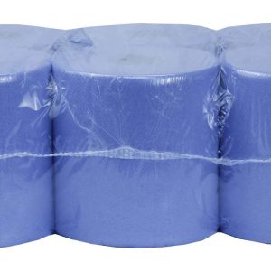 PRO Economy 2 Ply Blue Centrefeed Rolls (16.6cm x 80m)