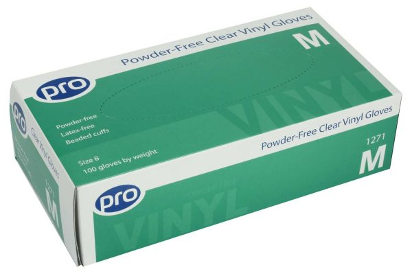 PRO Powder-Free Clear Vinyl Gloves - Image 5