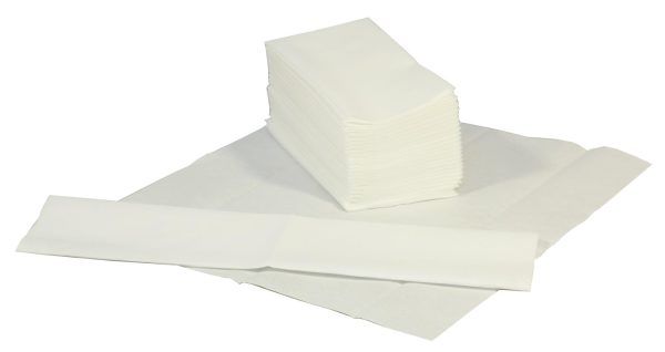 Poppies Airlaid White 8-Fold Napkin / Hand Towel 33 x 40cm - Image 3