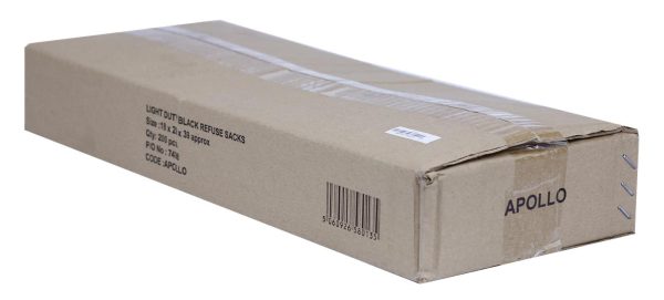 APOLLO Light Duty Economy Black Sacks - Image 2
