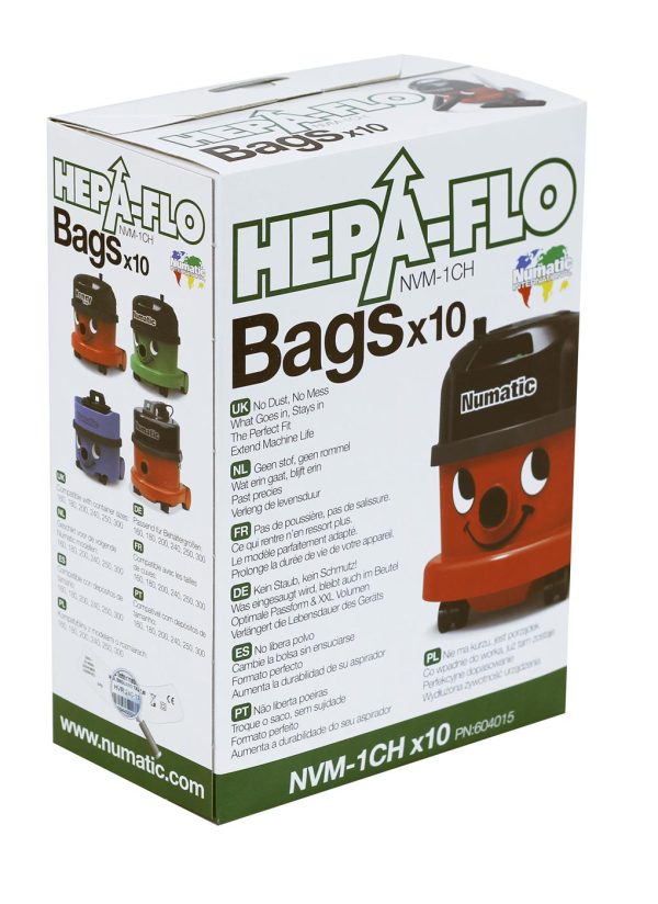 Numatic NVM-1CH Dust Bags for Henry Hoover