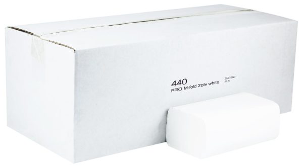 Luxury PRO Premium M-Fold 2 Ply Paper Towels – 20.3 x 32 cm