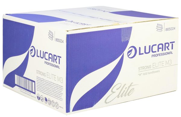 Lucart Strong M-Fold 3 Ply White Paper Towels 22.5 x 32cm - Image 3