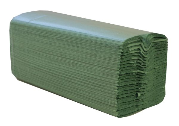 PRO Eco C-Fold 1 Ply Green Paper Towels – 22 x 31 cm - Image 3