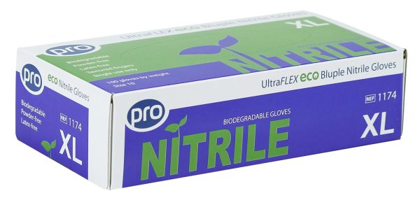 PRO UltraFLEX Biodegradable Bluple Nitrile Gloves - Image 4