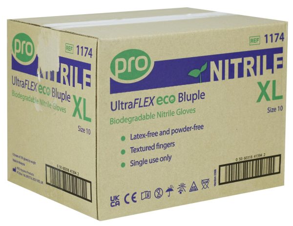 PRO UltraFLEX Biodegradable Bluple Nitrile Gloves - Image 5