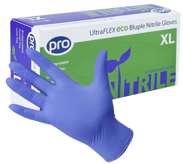 PRO UltraFLEX Biodegradable Bluple Nitrile Gloves