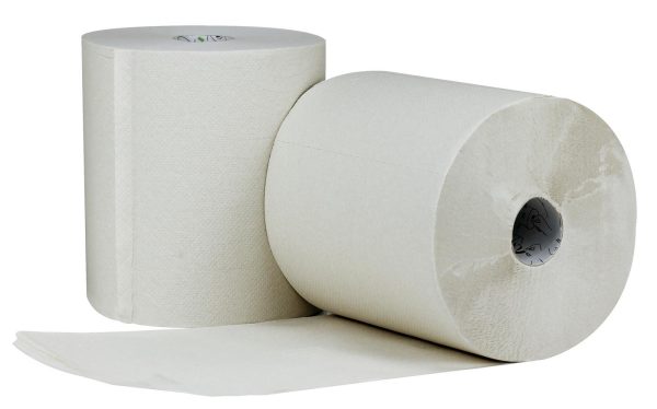 PRO 3 Ply Sand Dairy Wipe Centrefeed Roll 22cm x 114m - Image 3
