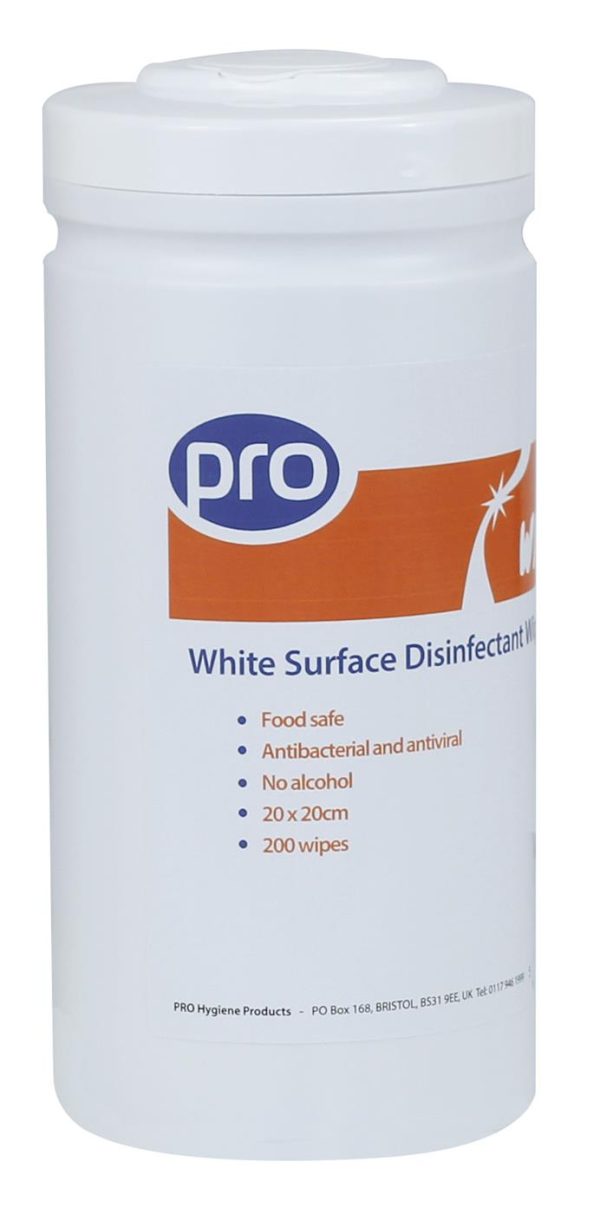 PRO White Surface Disinfectant Wipes - Image 2