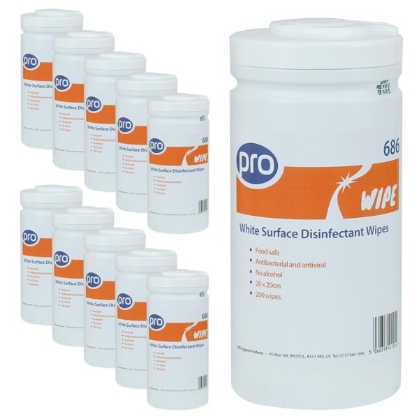 PRO White Surface Disinfectant Wipes - Image 4