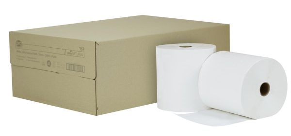 PRO Natural White 2 Ply Autocut Roll Towel – 20 cm x 150 m - Image 7