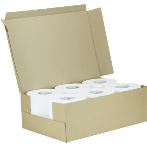 PRO Natural White 2-Ply Centrefeed Roll – 19cm x 150m