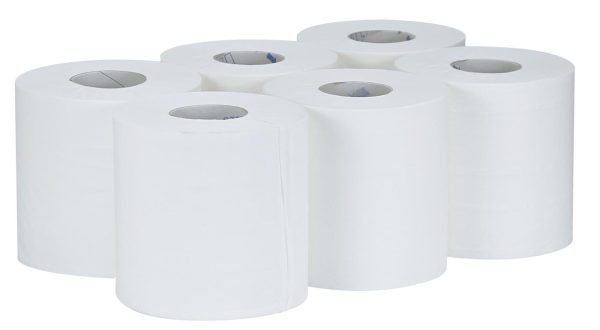 PRO Natural White 2-Ply Centrefeed Roll – 19cm x 150m - Image 5