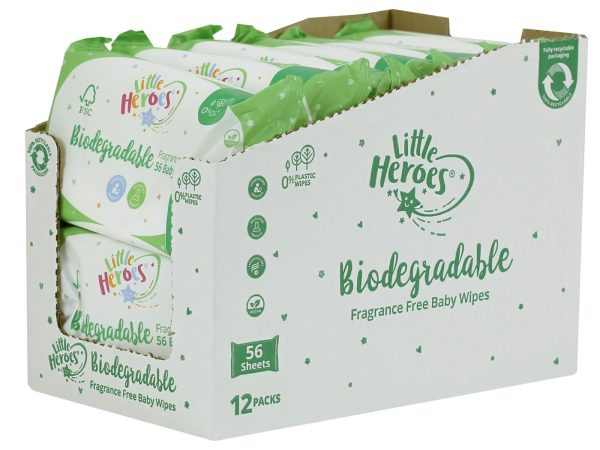 Little Heroes Biodegradable Baby Wet Wipes - Image 2