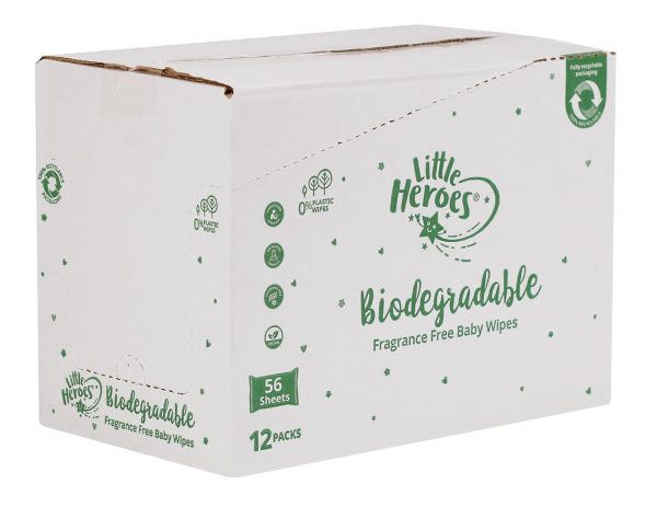 Little Heroes Biodegradable Baby Wet Wipes - Image 3