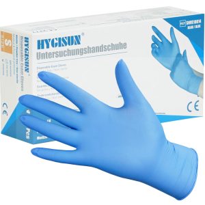 Hygisun Blue Nitrile Gloves