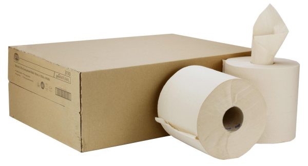 PRO Natural 2 Ply Centrefeed Roll 19cm x 135m - Image 4