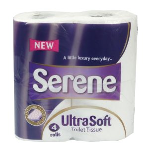 Serene Triple Quilted 3 Ply Toilet Rolls 175 Sheet