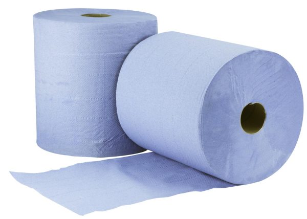 PRO ECO Blue Wiping Roll 2 Ply – 27.5cm x 350m - Image 3