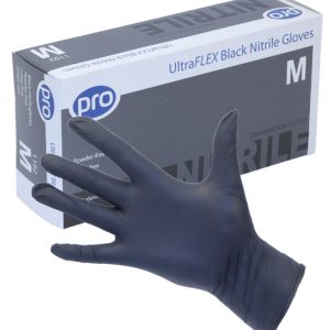 PRO UltraFLEX Black Nitrile Gloves